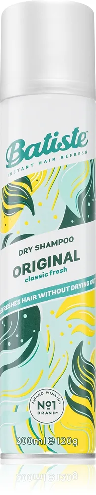 Batiste Original Uppfriskande, oljeabsorberande torrschampo 200 ml