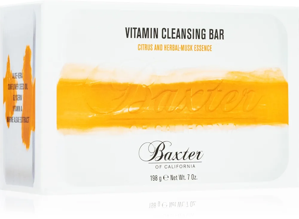 Baxter Of California Vitamin Cleansing Body Bar - Citrus & Herbal Musk (156 gr)