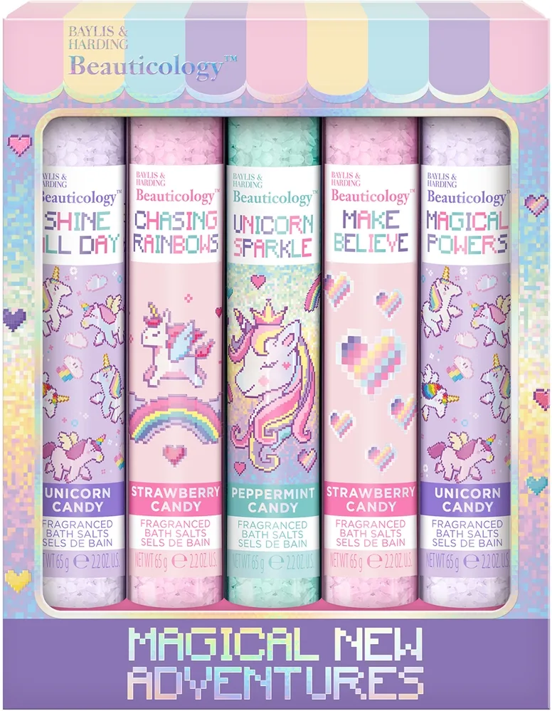 Baylis & Harding Beauticology Cosmic kylpysuola lahjapakkauksessa