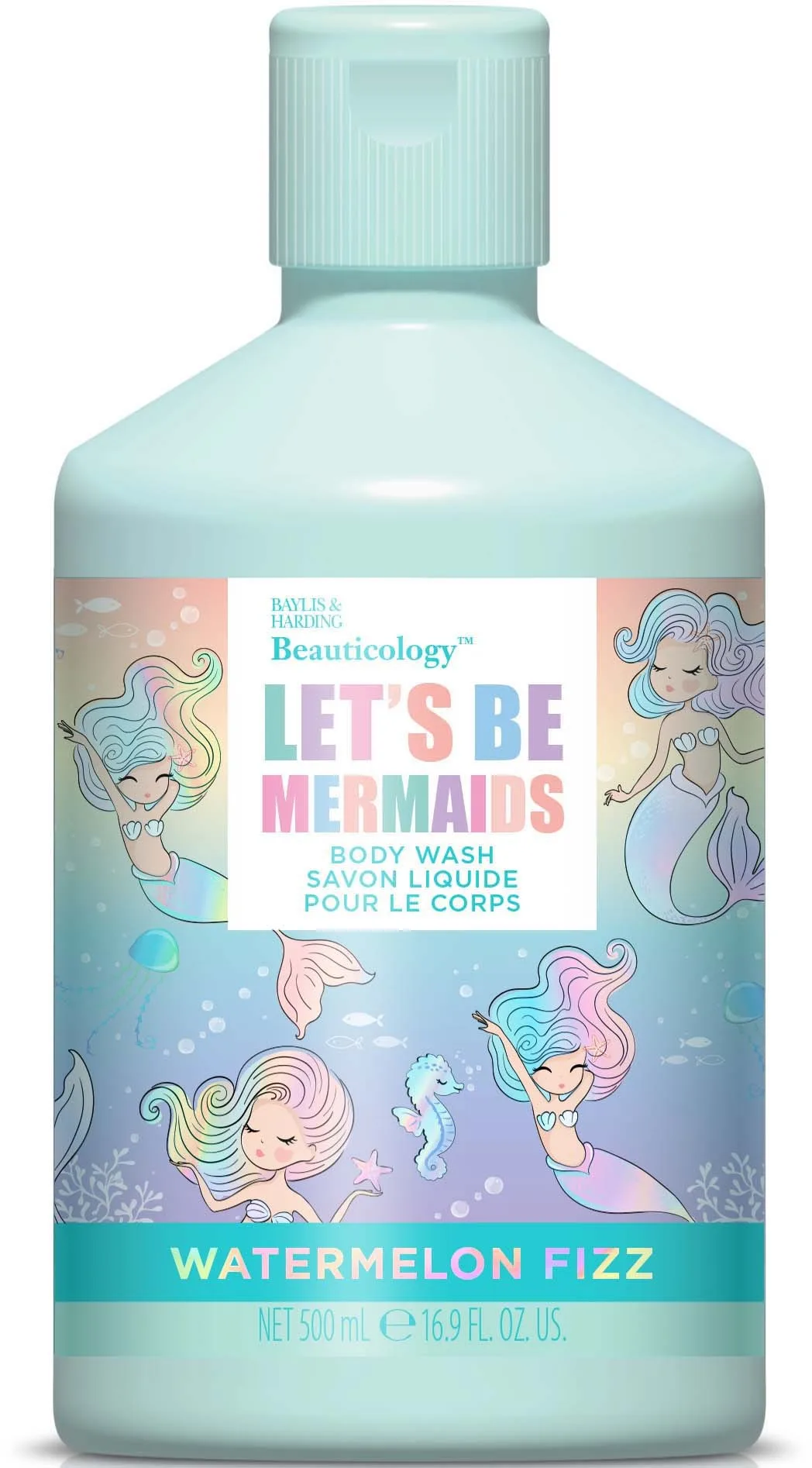 Baylis & Harding Beauticology Mermaid Watermelon Fizz Body Wash 5