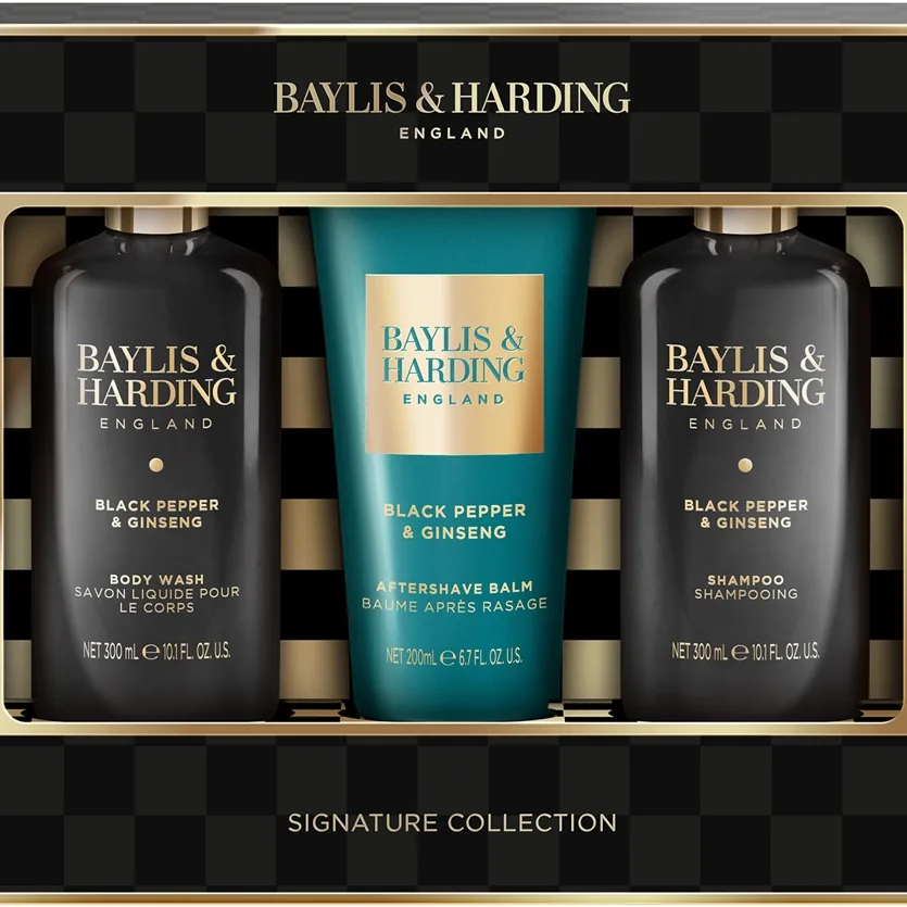 Baylis & Harding Black Pepper & Ginseng lahjasetti vartalolle ja kasvoille