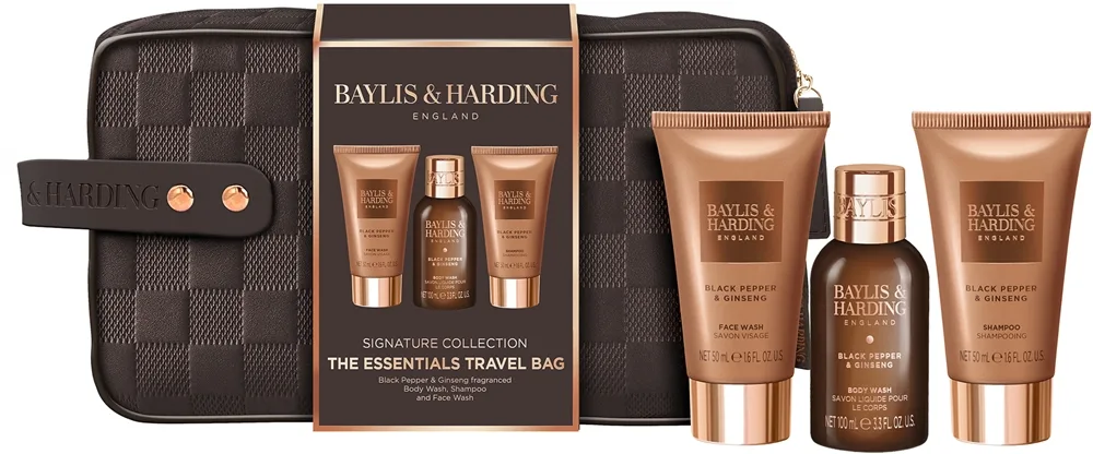 Baylis & Harding Black Pepper & Ginseng Presentförpackning för resa