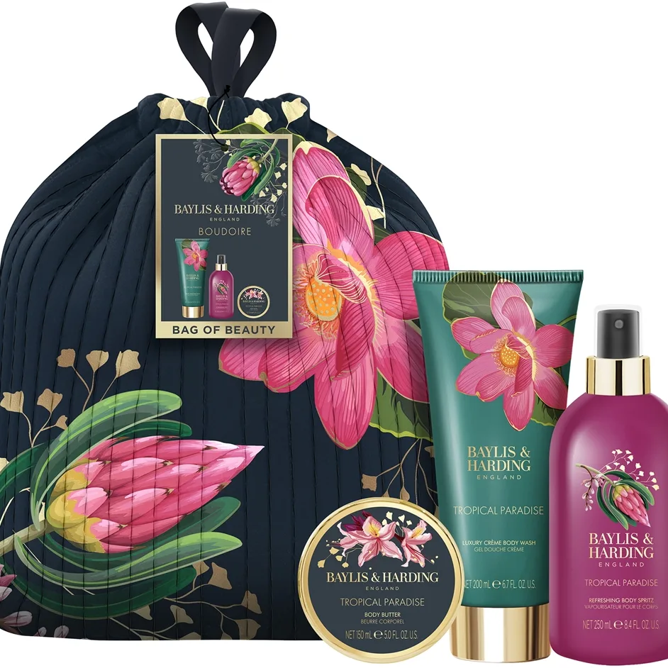 Baylis & Harding Boudoire Tropical Paradise Gavesæt til krop