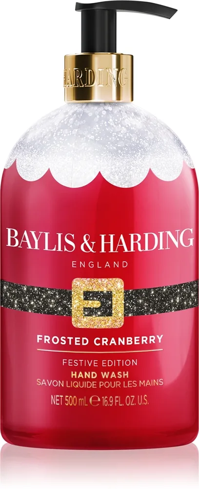 Baylis & Harding Festive Edition Santa Flytande tvål för händer doft Frosted Cranberry