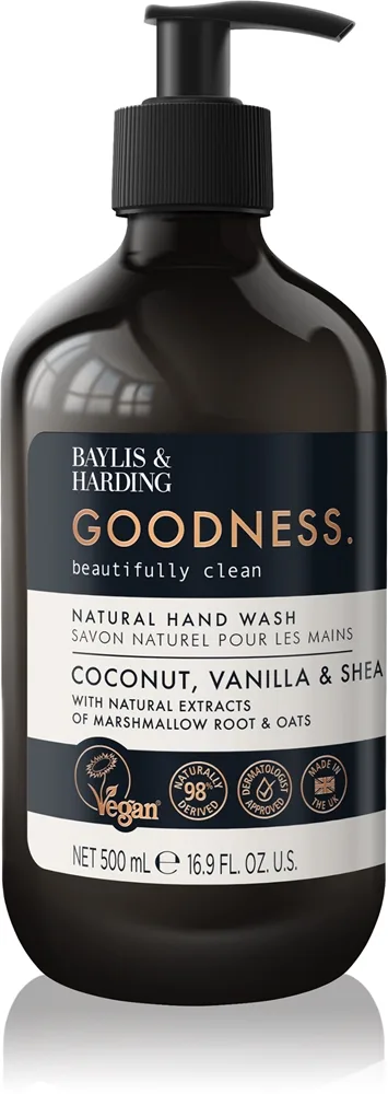 Baylis & Harding Goodness Coconut, Vanilla & Shea Naturlig flydende håndsæbe 500 ml