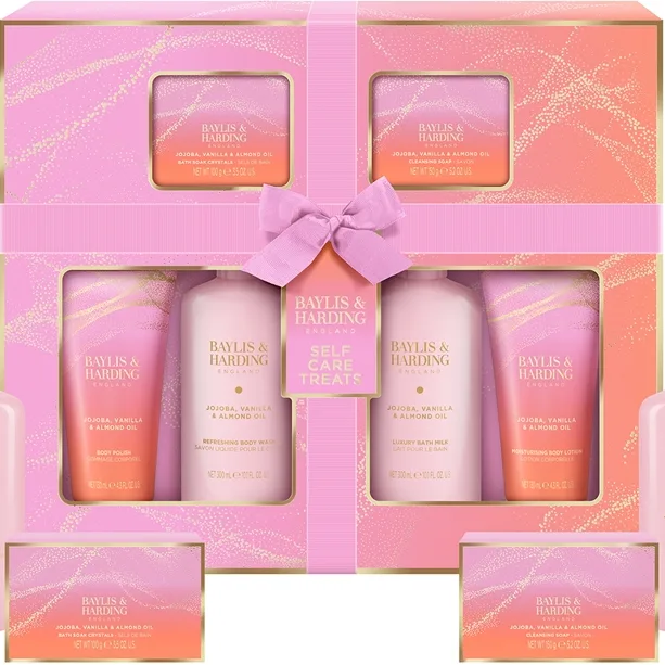 Baylis & Harding Jojoba, Vanilla & Almond Oil Presentförpackning för kropp