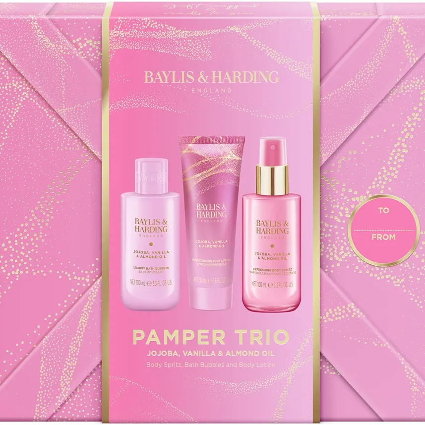 Baylis & Harding Jojoba, Vanilla & Almond Oil Geschenkset für den Körper
