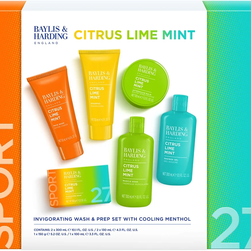 Baylis & Harding Men's Citrus Lime & Mint Presentförpackning för män