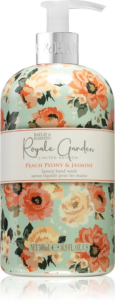 Baylis & Harding Royale Garden Peach, Peony & Jasmine Håndsæbe 500 ml