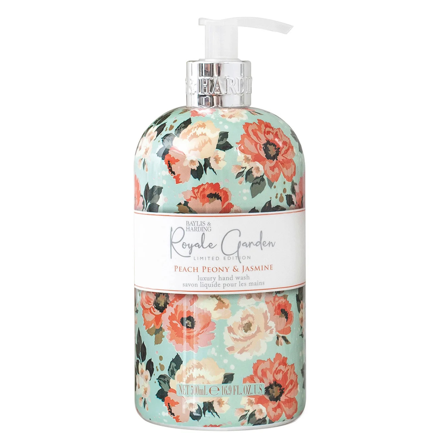 Baylis & Harding Royale Garden Hand Wash Peach Peony & Jasmine - 500 ml
