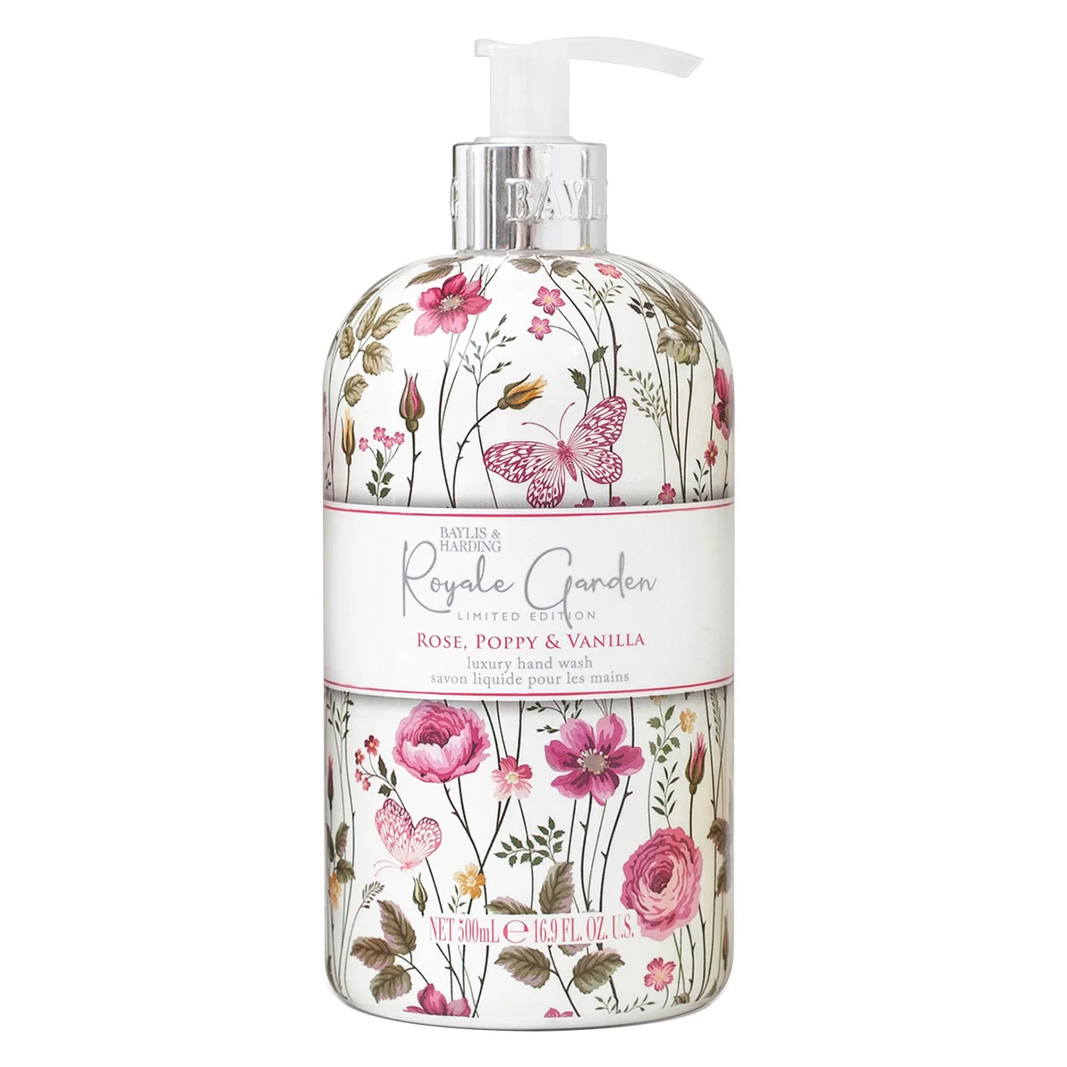 Baylis & Harding Royale Garden Hand Wash Poppy & Vanilla - 500 ml