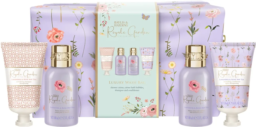 Baylis & Harding Royale Garden Lavender & Rose Hip Tea Presentförpackning för kropp och hår