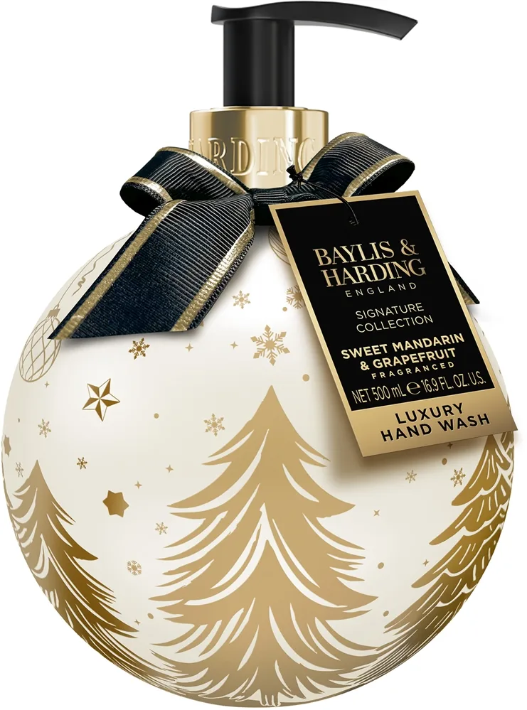Baylis & Harding Sweet Mandarin & Grapefruit nestemäinen käsisaippua jouluinen tyyli