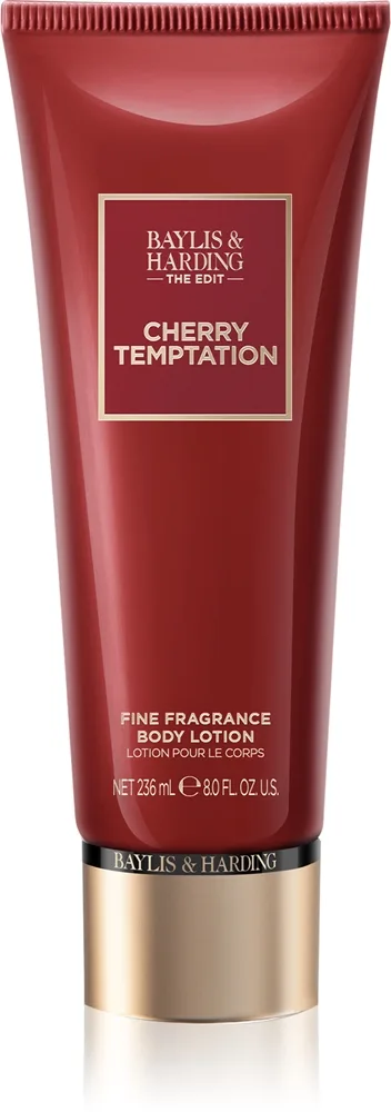 Baylis & Harding The Edit Cherry Temptation Parfumeret kropslotion til kvinder Cherry, Jasmin & Sandalwood 236 ml