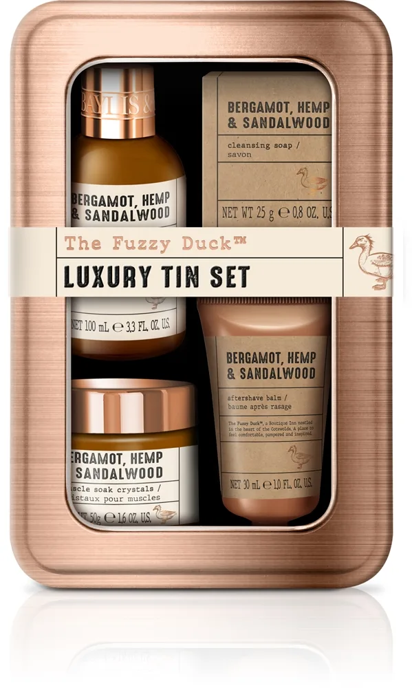 Baylis & Harding The Fuzzy Duck Bergamot, Hemp & Sandalwood julklappsset för män