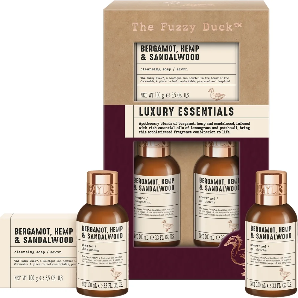 Baylis & Harding The Fuzzy Duck Bergamot, Hemp & Sandalwood lahjasetti miehille