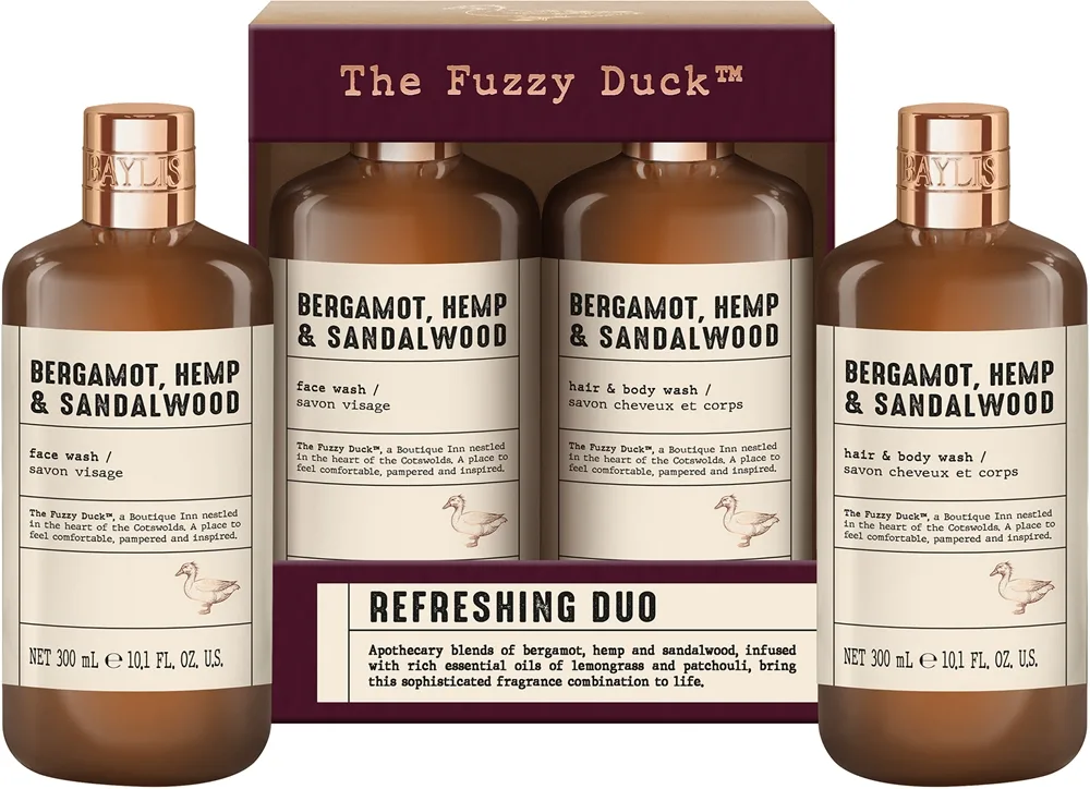 Baylis & Harding The Fuzzy Duck Bergamot, Hemp & Sandalwood lahjasetti miehille