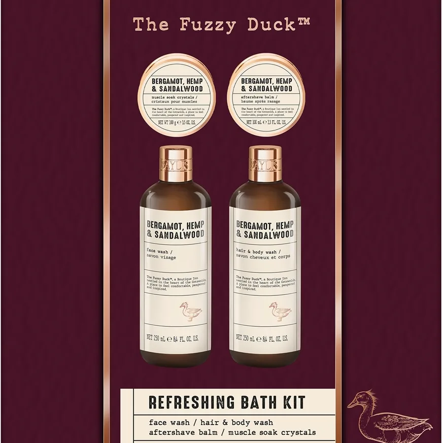 Baylis & Harding The Fuzzy Duck Bergamot, Hemp & Sandalwood Presentförpackning för män