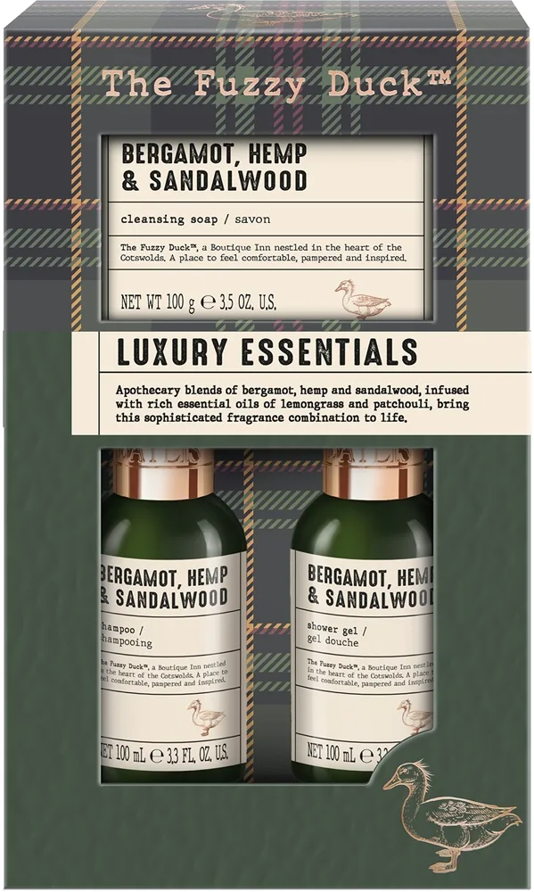 Baylis & Harding The Fuzzy Duck Bergamot, Hemp & Sandalwood Geschenkset für Herren