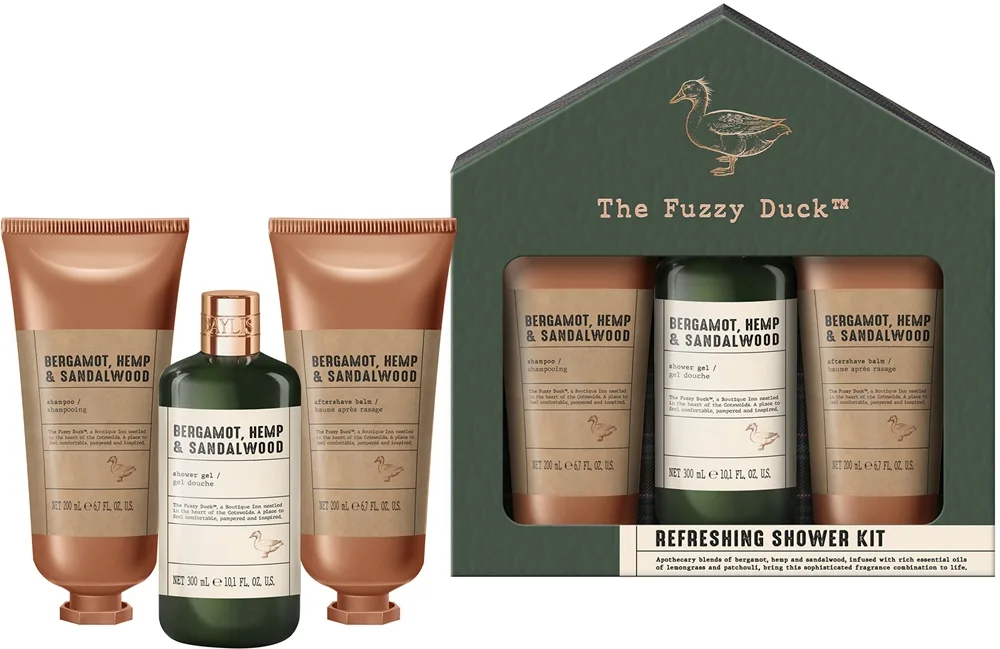 Baylis & Harding The Fuzzy Duck Bergamot, Hemp & Sandalwood lahjasetti miehille