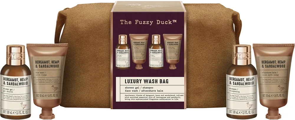 Baylis & Harding The Fuzzy Duck Bergamot, Hemp & Sandalwood lahjasetti matkoille