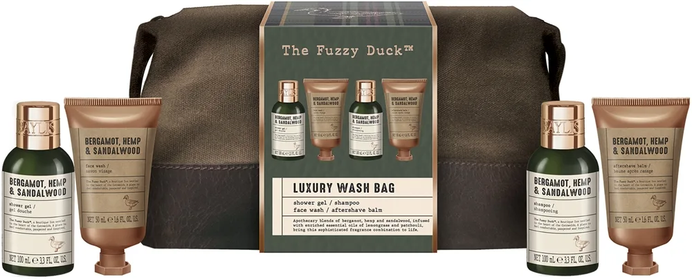 Baylis & Harding The Fuzzy Duck Bergamot, Hemp & Sandalwood lahjasetti matkoille