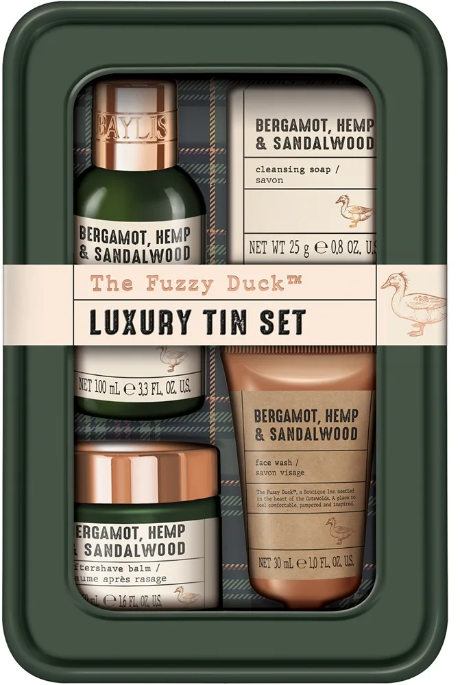 Baylis & Harding The Fuzzy Duck Bergamot, Hemp & Sandalwood lahjasetti peltirasia