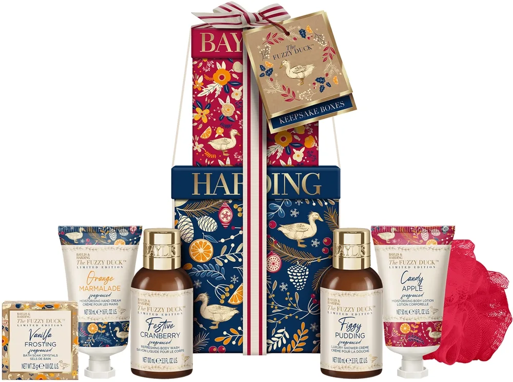Baylis & Harding The Fuzzy Duck Winter Wonderland Gavesæt til krop
