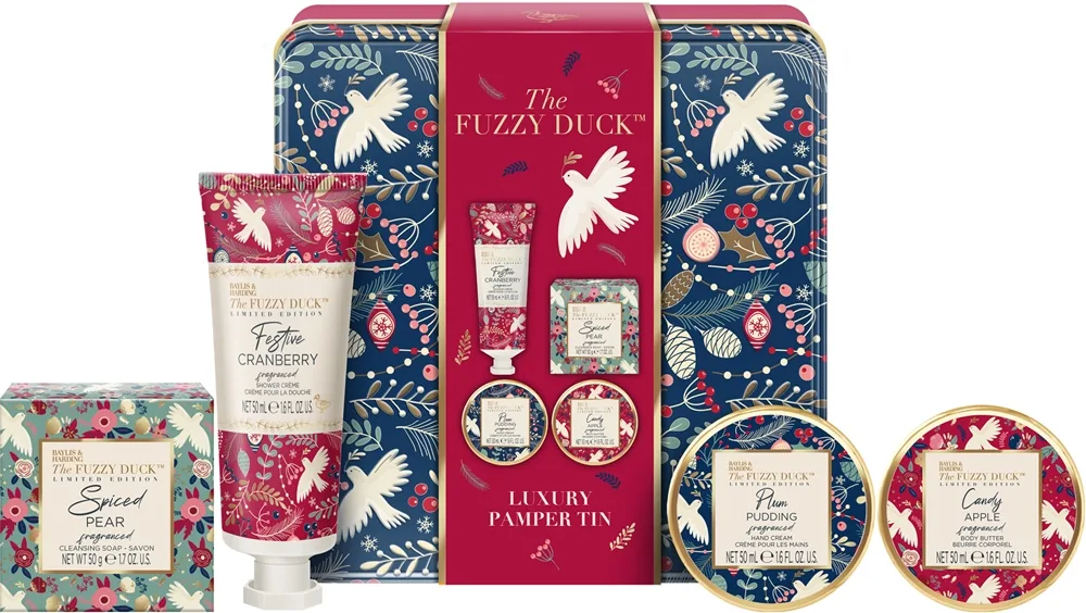 Baylis & Harding The Fuzzy Duck Winter Wonderland Presentförpackning plåtask
