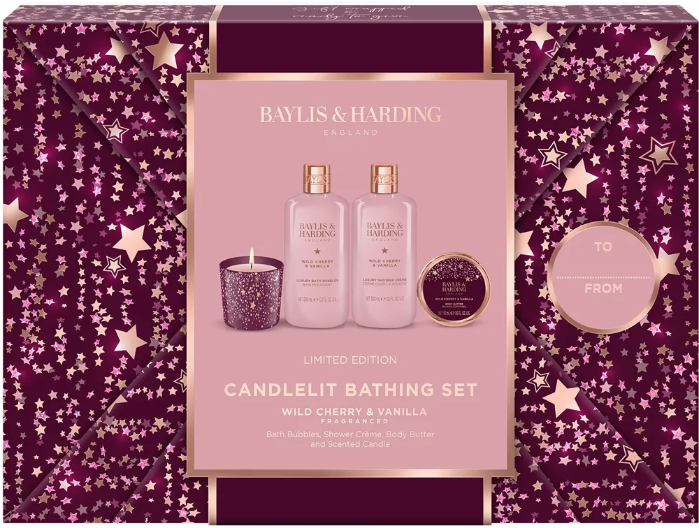 Baylis & Harding Wild Cherry & Vanilla Geschenkset für das Bad
