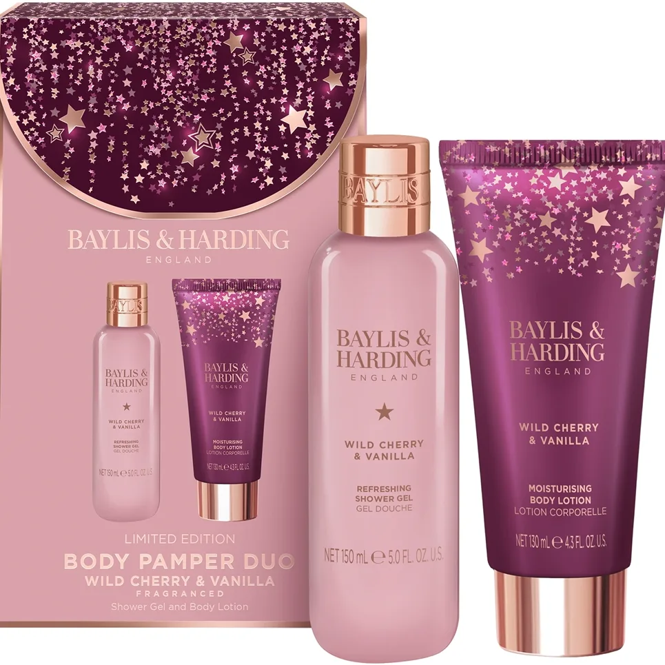 Baylis & Harding Wild Cherry & Vanilla Gavesæt til krop