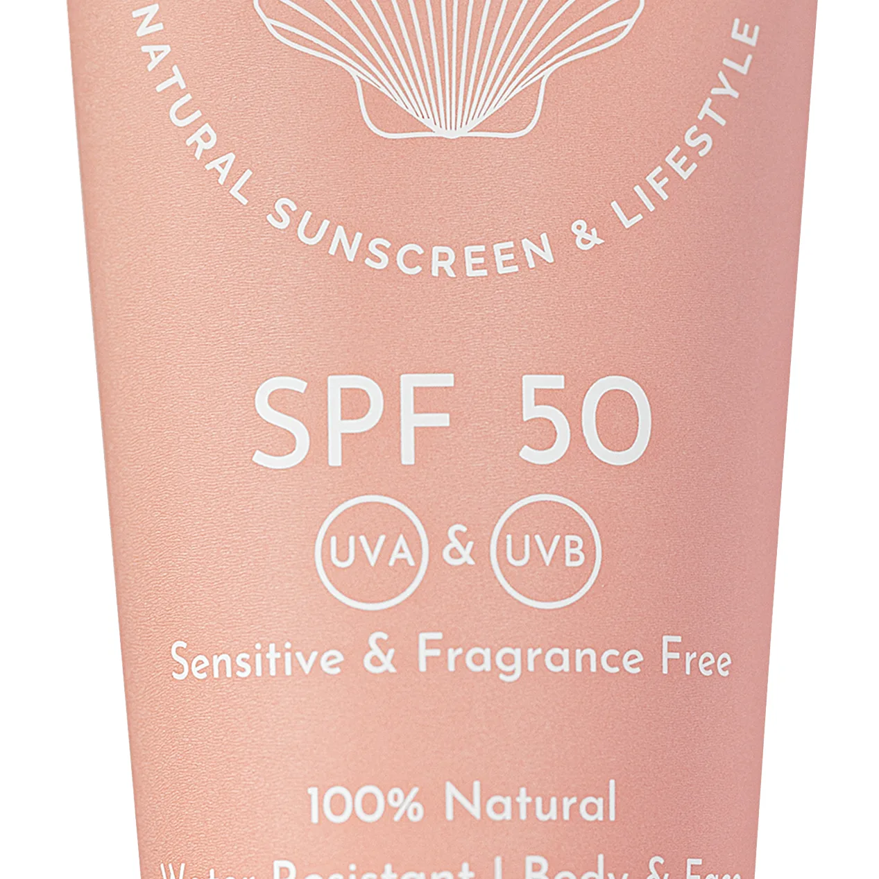 Beachkind Natural Sunscreen Sensitive Fragrance Free SPF 50, 100 ml