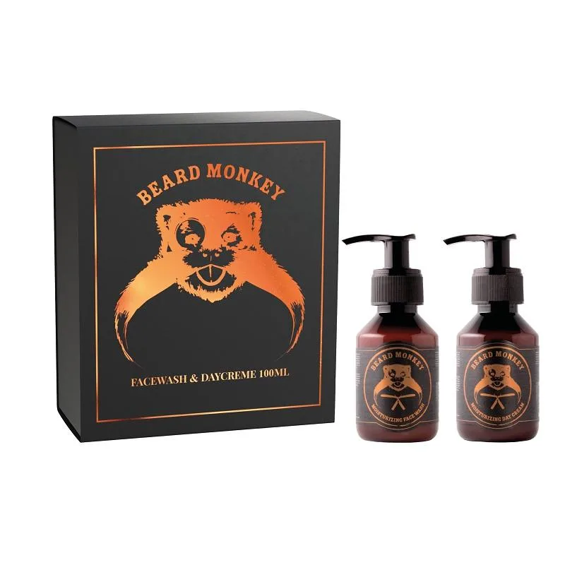 Giftset Beard Monkey Facewash 100ml & Daycreme 100ml