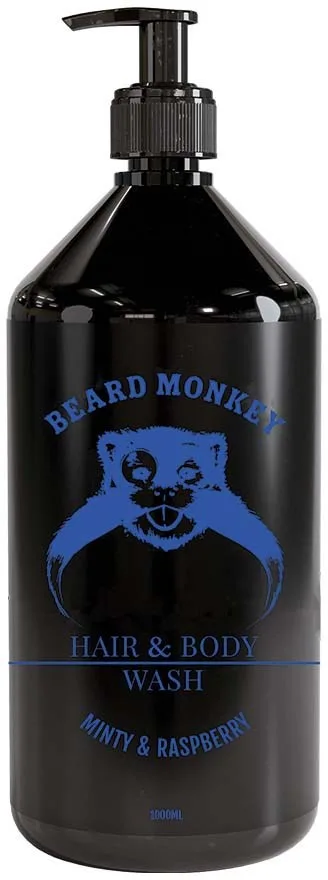 Beard Monkey Hair & Body Minty & Raspberry 1000 ml