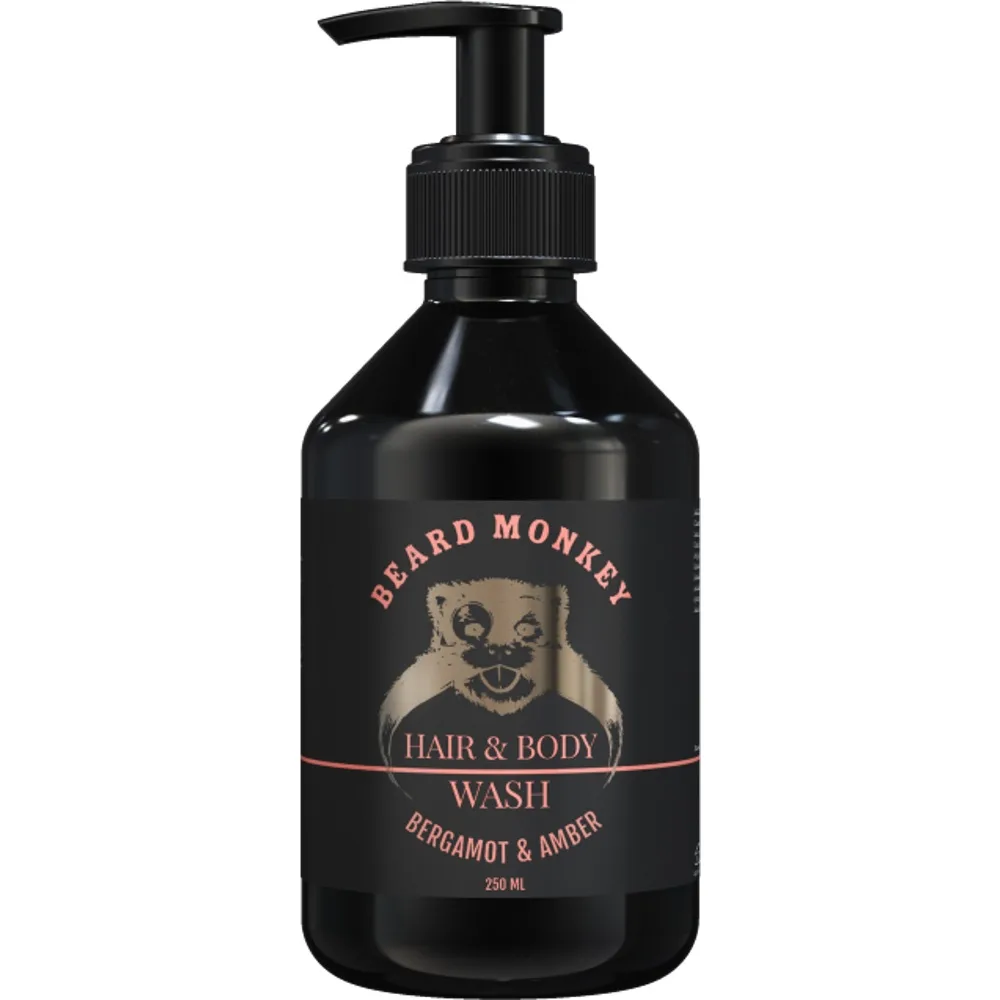Beard Monkey Hair & Body Bergamot & Amber 250ml