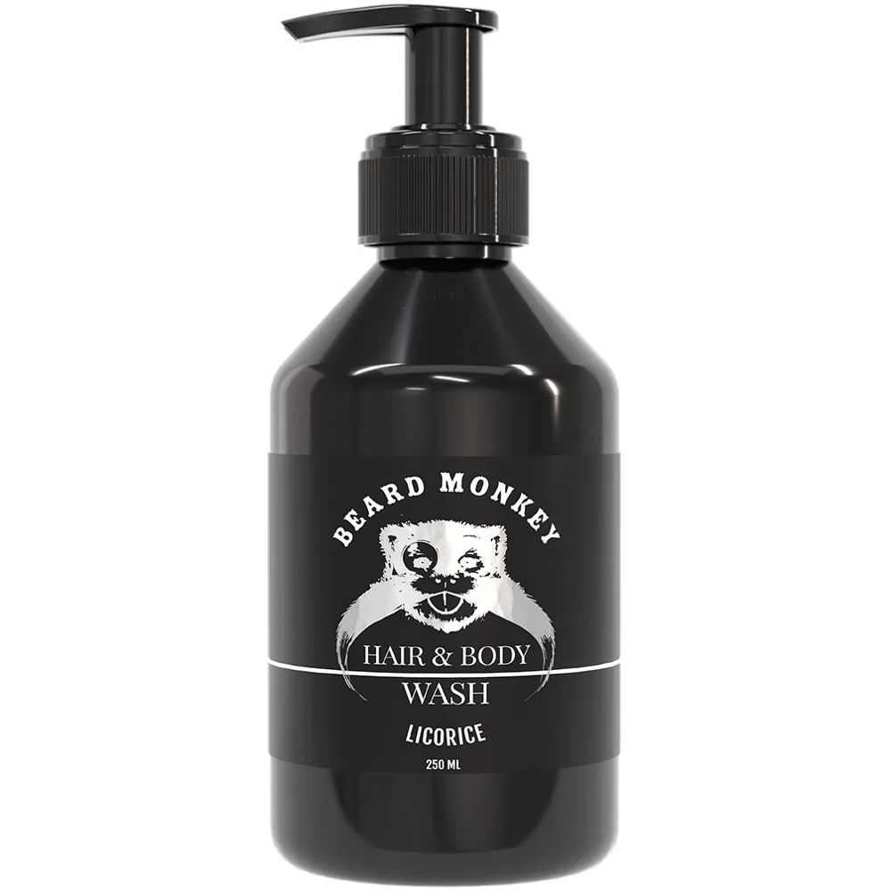 Beard Monkey Hair & Body Licorice 250 ml