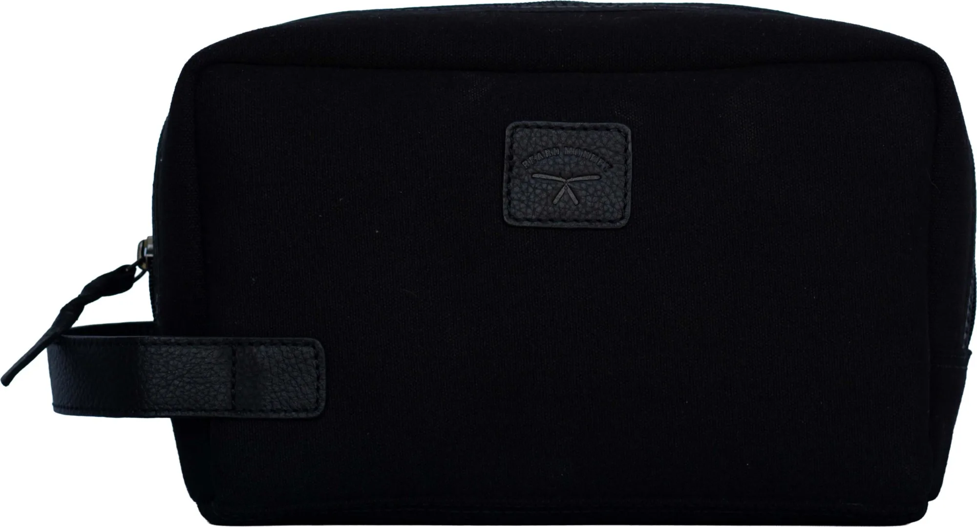 Beard Monkey Toiletery Bag Canvas Black