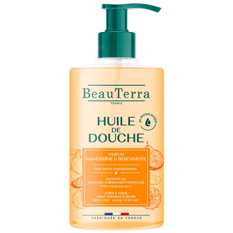 Beau Terra Shower Oil Mandarin & Bergamot (750 ml)