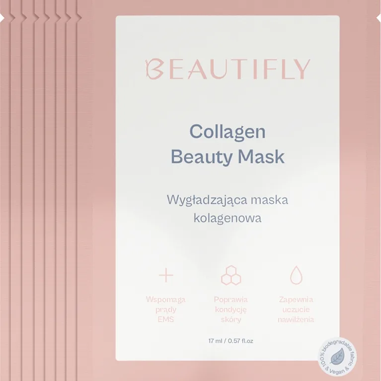 Beautifly Collagen Beauty Mask Kollagenmask 8 st.