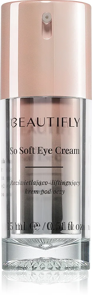Beautifly So Soft Eye cream Lysnende og løftende creme mod rynker til øjenområdet 15 ml