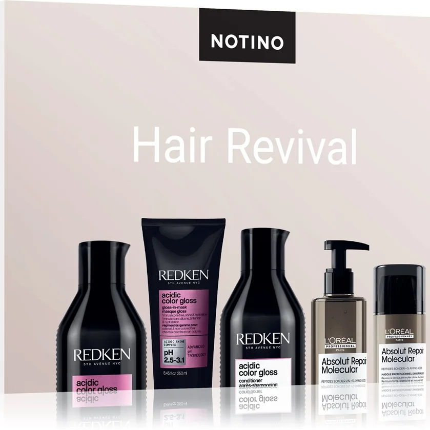 Beauty Discovery Box Notino Hair Revival (Redken + L’Oréal Professionnel) setti naisille