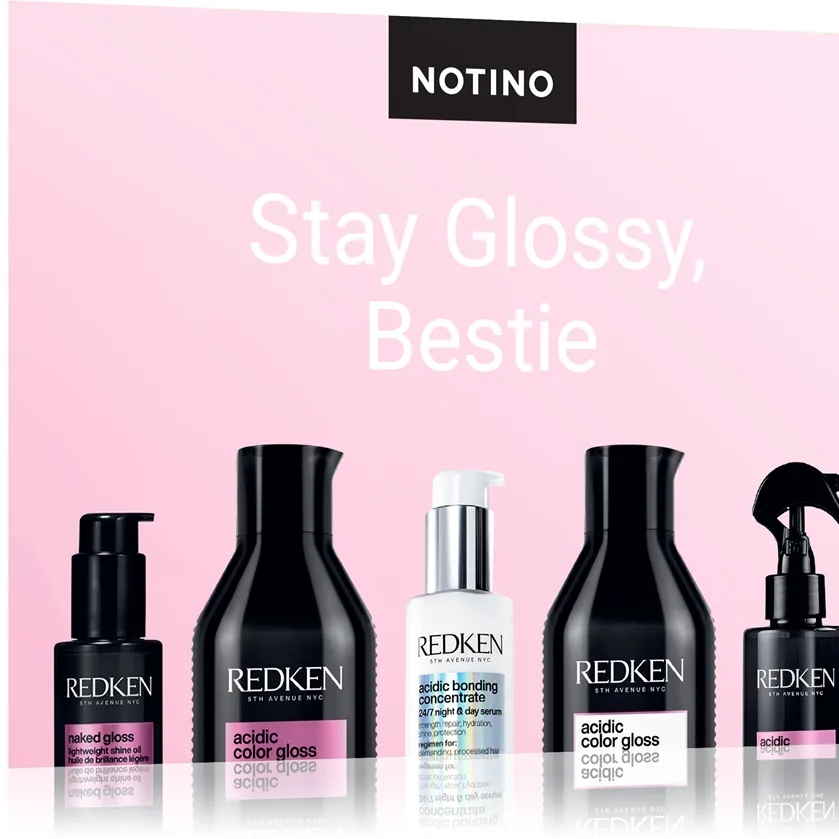 Beauty Discovery Box Notino Stay Glossy, Bestie (Redken) setti kaikille hiustyypeille