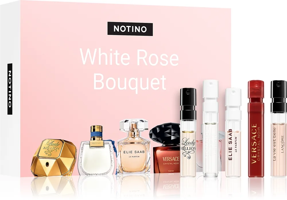 Beauty Discovery Box Notino White Rose Bouquet setti naisille