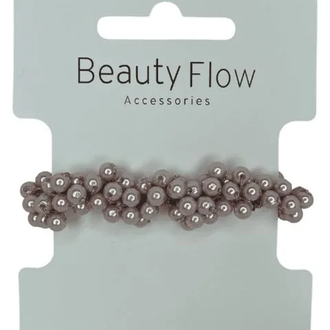 Beauty Flow Estella Pearl Hair Tie Old Rose 1 stk.