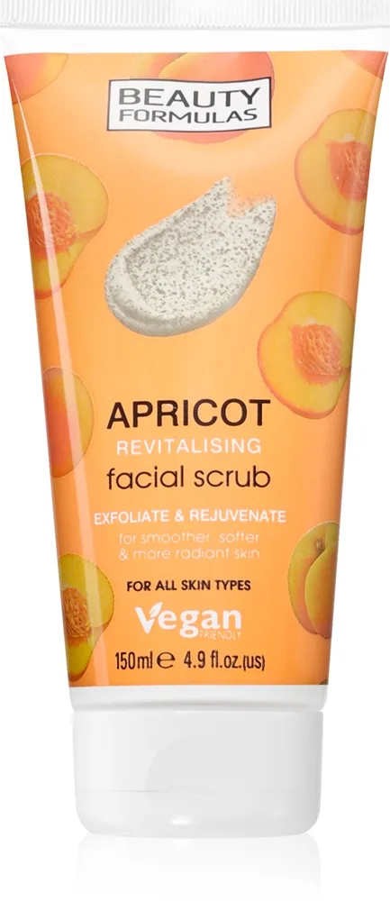 Beauty Formulas Apricot Ansiktsskrubb 150 ml