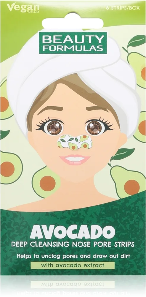 Beauty Formulas Avocado Behandling för por-åtstramning och borttagning av pormaskar 6 st.