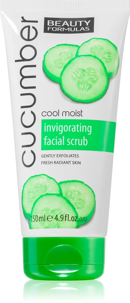 Beauty Formulas Cucumber Uppfriskande hudpeeling 150 ml