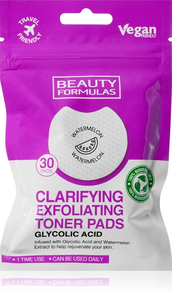 Beauty Formulas Glycolic Acid Sminkborttagningsrondeller 30 st.