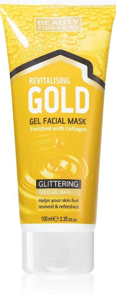 Beauty Formulas Gold Gel-mask Med kollagen 100 ml