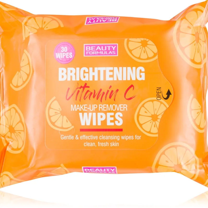 Beauty Formulas Vitamin C Servetter för sminkborttagning med vitamin C 25 st.